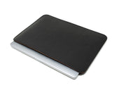 Leather Macbook Sleeve With Wool Lining - Black Pro & Air Case - olpr.