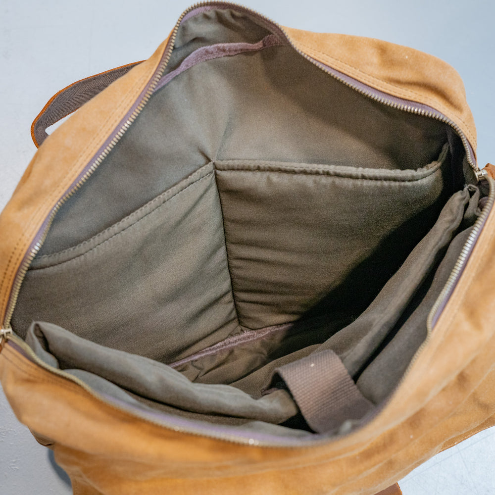 
                      
                        Canvas and Leather Briefcase Marty - Camel
                      
                    