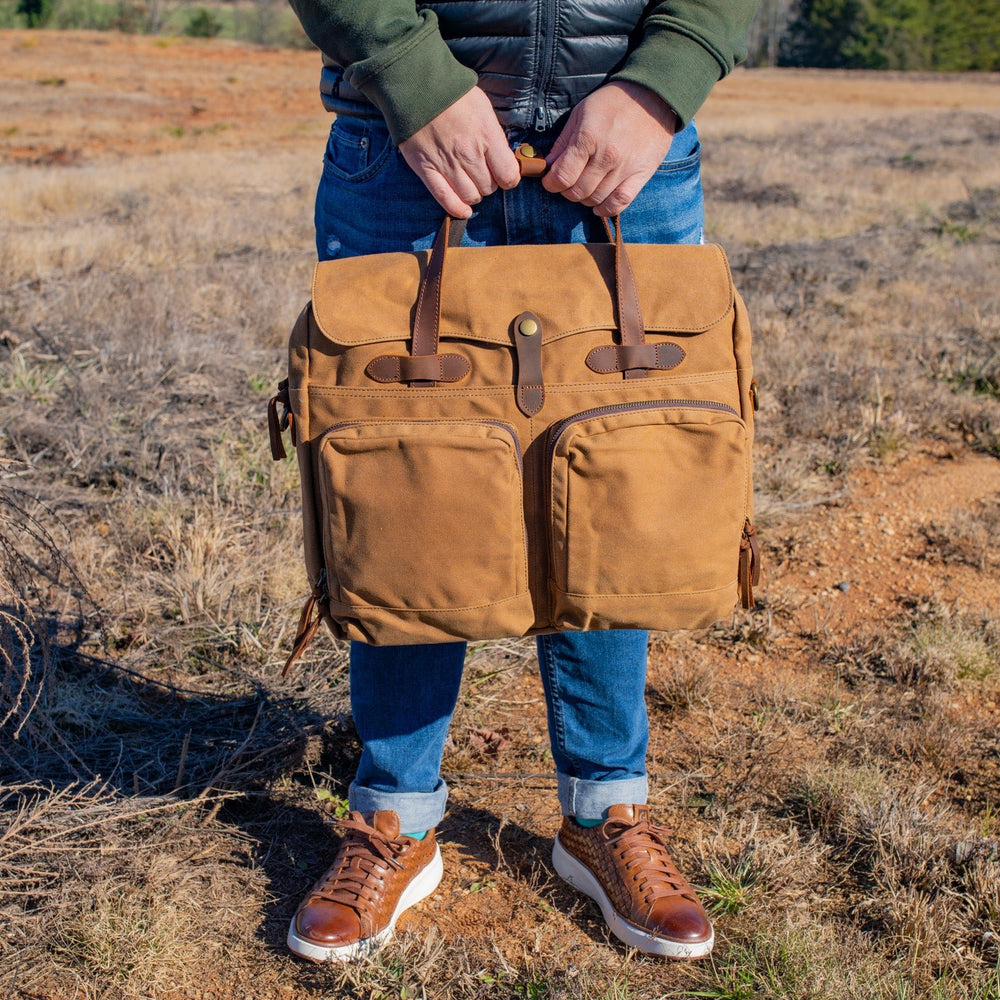 
                      
                        Canvas and Leather Briefcase Marty - Camel Briefcase - olpr.
                      
                    