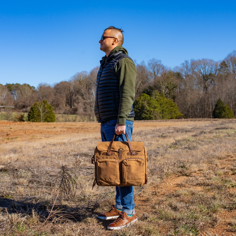 
                      
                        Canvas and Leather Briefcase Marty - Camel Briefcase - olpr.
                      
                    