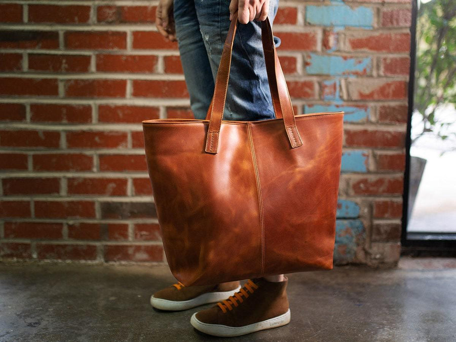 Women's Handmade Leather Tote Bag