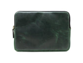 Milwaukee Leather Macbook Case - Green Macbook Case - olpr.