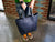 Leather Tote Bag Jess - Navy Women Bag - olpr.