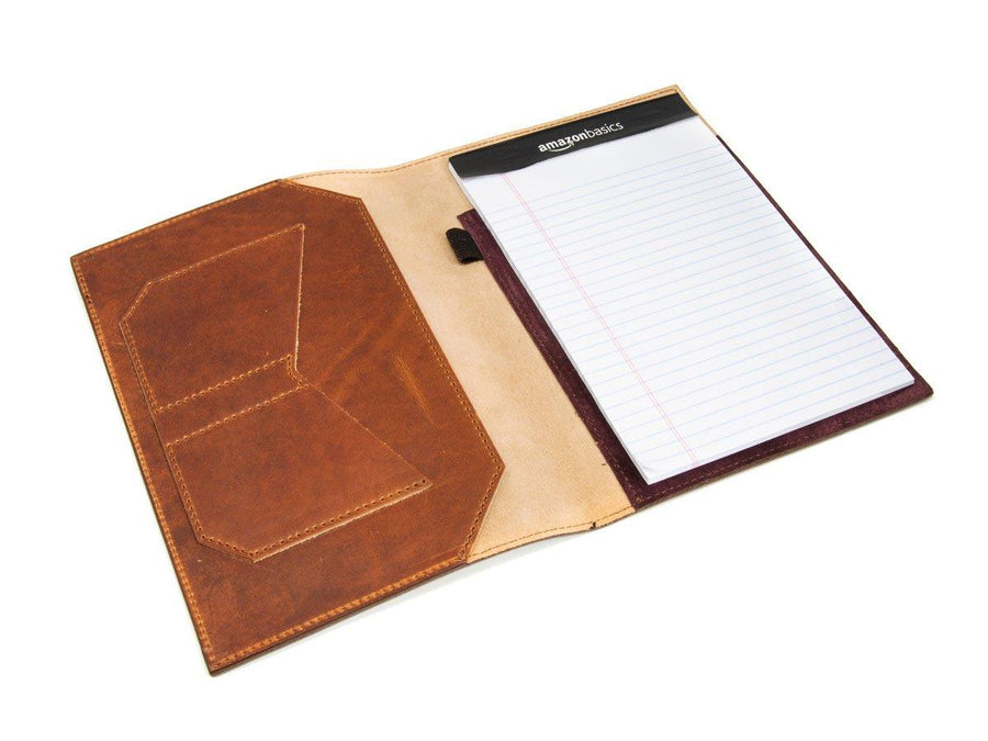 Milwaukee Leather Padfolio Traditional - Natural Journal - olpr.