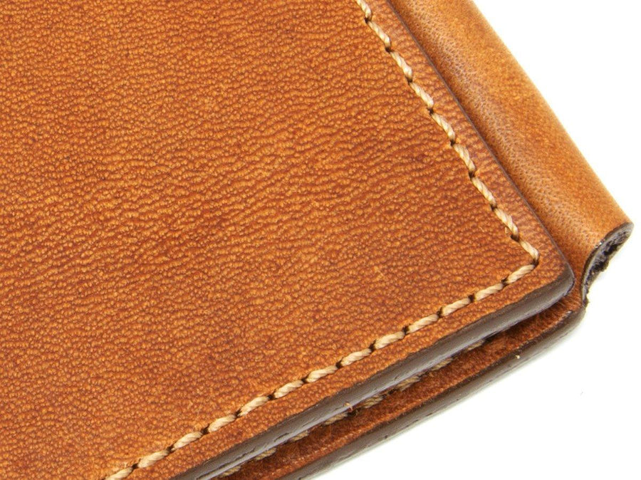 Milwaukee Leather Journal Wallet with Pen XS - Natural Small Notebook - olpr.