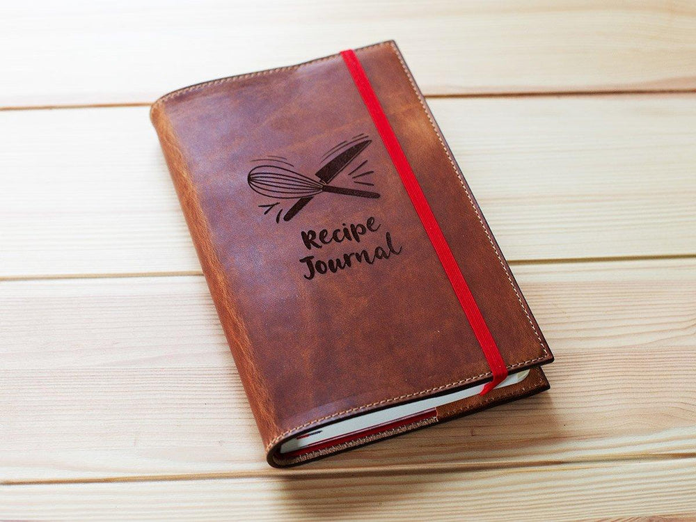 Leather Recipe Journal / Recipe Notebook Milwaukee - Natural Journal - olpr.