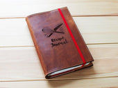Leather Recipe Journal / Recipe Notebook Milwaukee - Natural Journal - olpr.