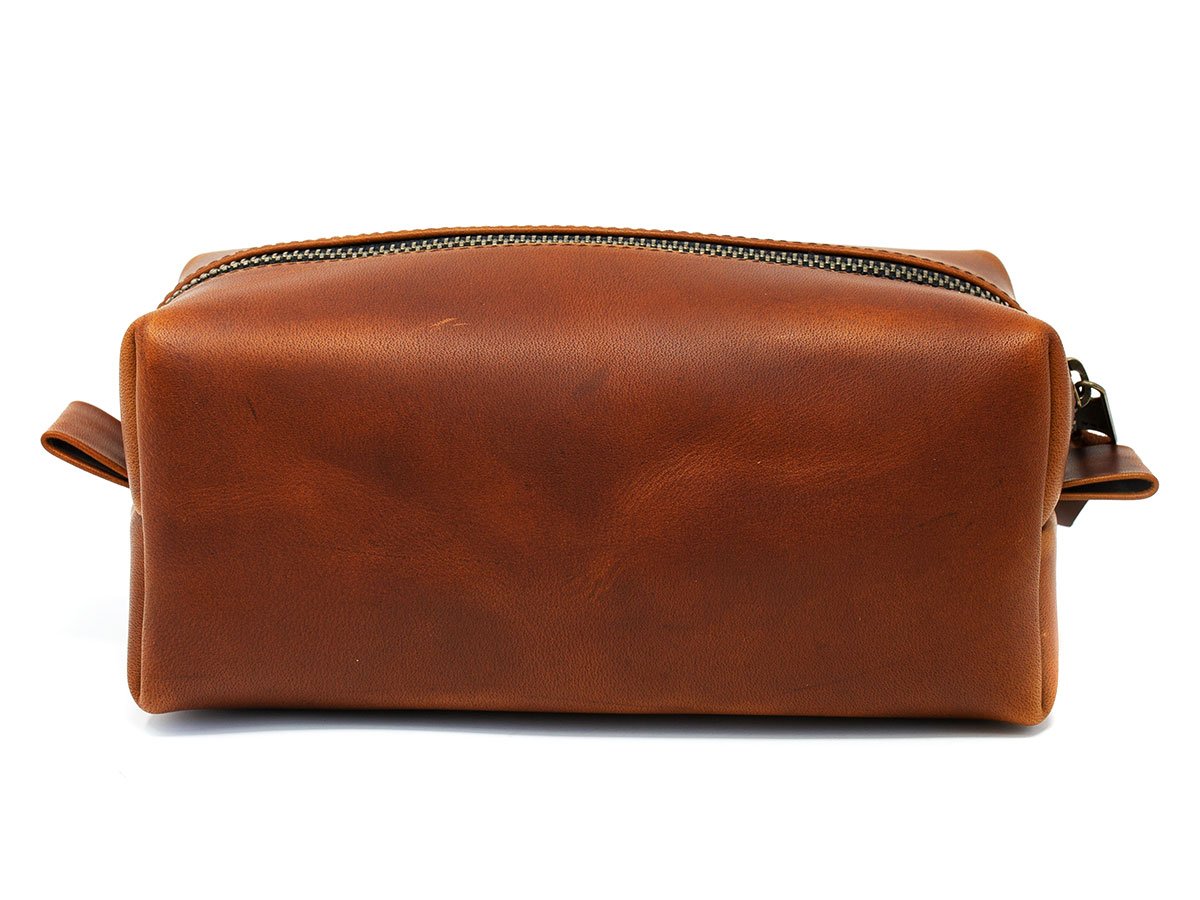 Milwaukee Leather Dopp Kit - Tan Toiletry Bag - olpr.