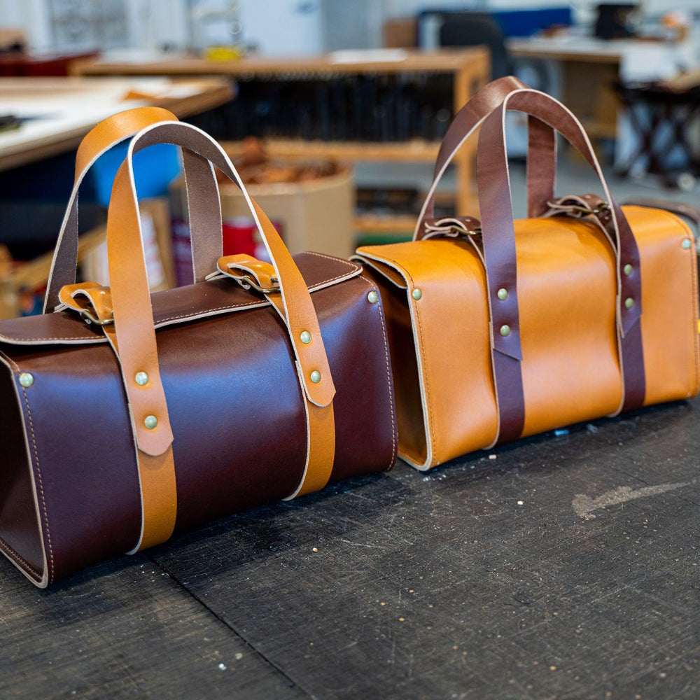 Handmade Leather Tool Bag made in USA by olpr.