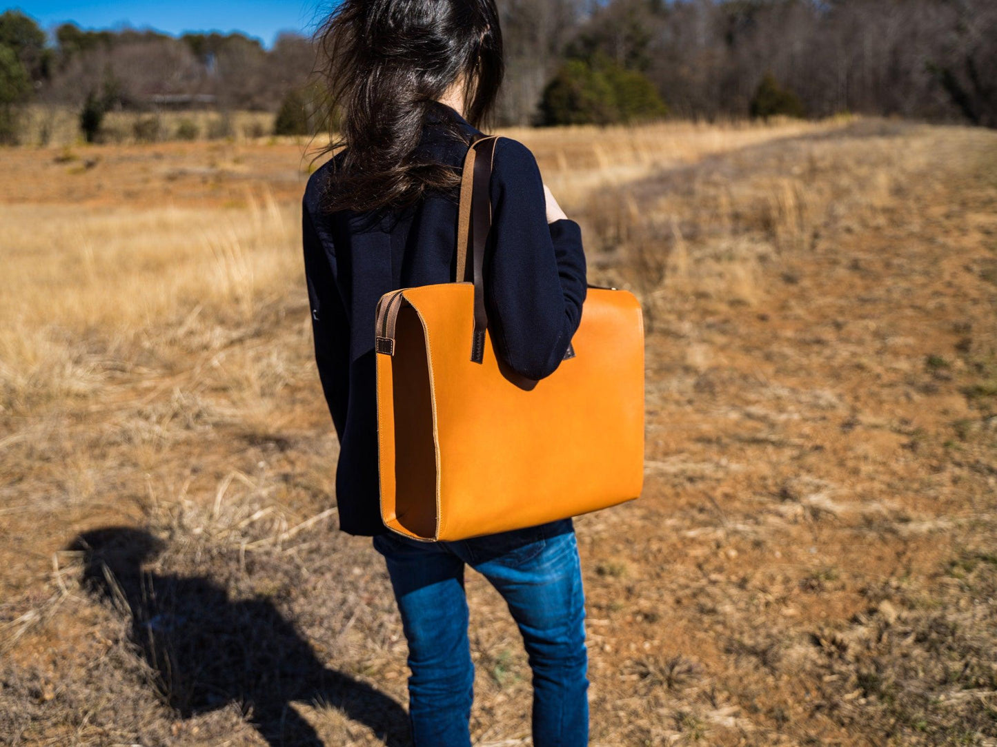 Milwaukee Leather Julia Tote Bag - Natural Tote Bag - olpr.