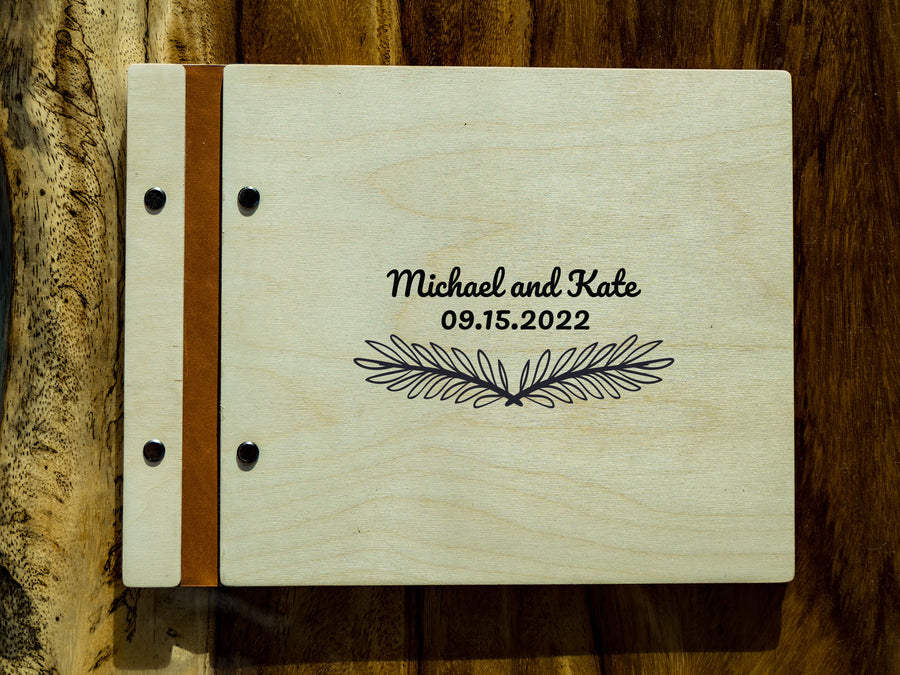 Personalized Wedding Guest Book Branch Guest Book - olpr.