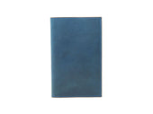 XL Italian Leather Notebook - Blue Notebook - olpr.