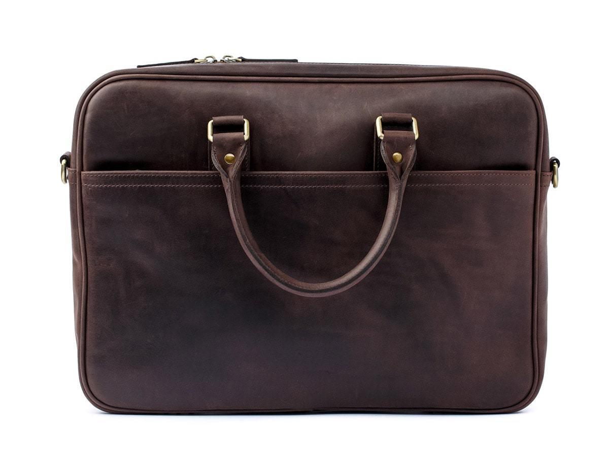 Crazy Horse Leather Laptop Bag Weekday - Brown Computer Bag - olpr.