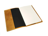 Crazy Horse Large Leather Journal - Wheat Notebook - olpr.