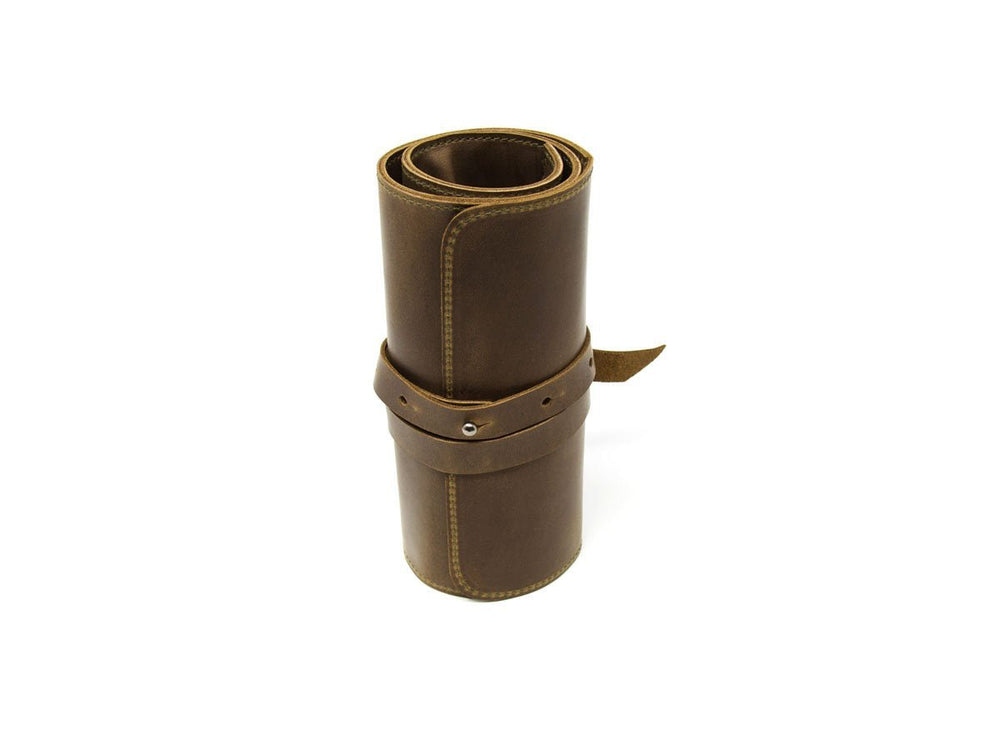 
                      
                        Crazy Horse Leather Watch Roll - Olive Watch Case - olpr.
                      
                    