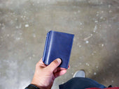Milwaukee Leather Mini Journal with Pen - Blue - olpr.
