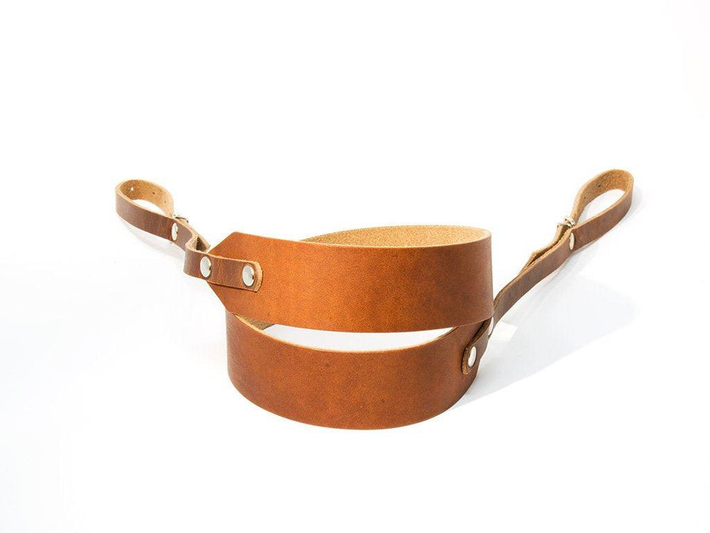 Milwaukee Leather Camera Strap Minimal - Natural Camera Strap - olpr.