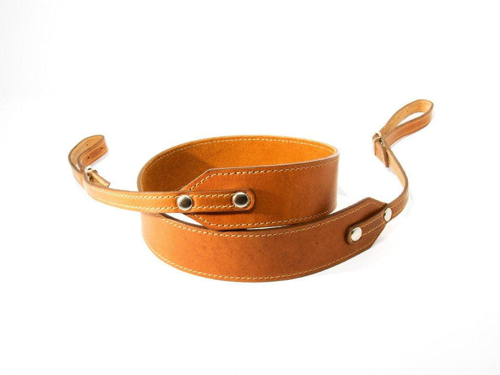 Horween Leather Camera Strap Premium - Natural Camera Strap - olpr.