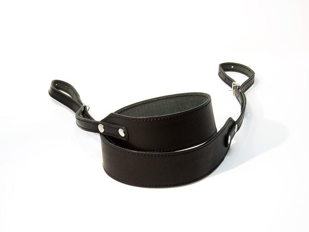 Milwaukee Leather Camera Strap Standard - Black Camera Strap - olpr.