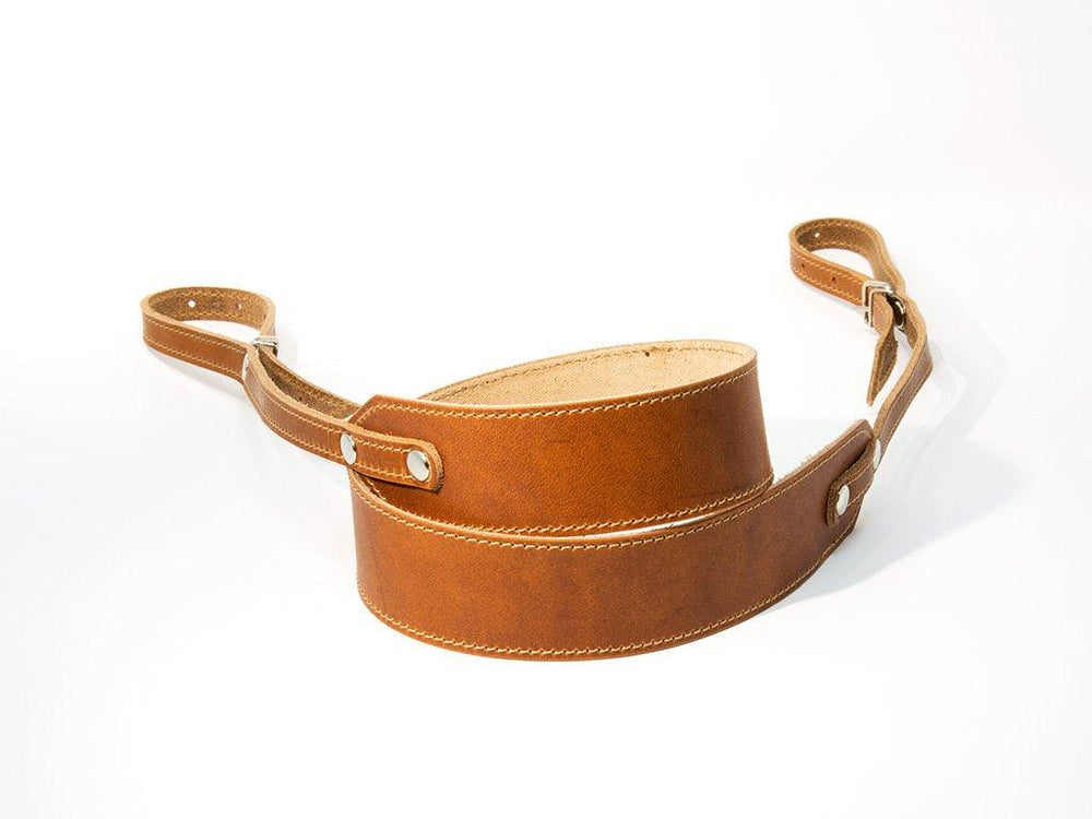 Milwaukee Leather Camera Strap Standard - Natural Camera Strap - olpr.