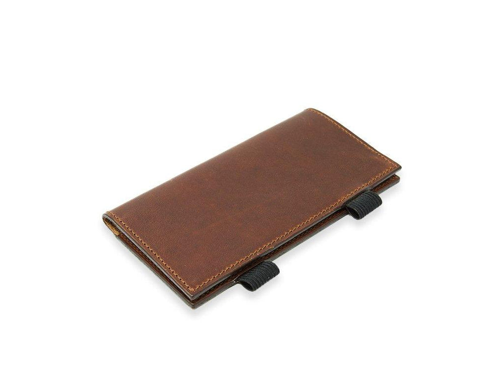 Milwaukee Leather Checkbook Cover - Chestnut - olpr.