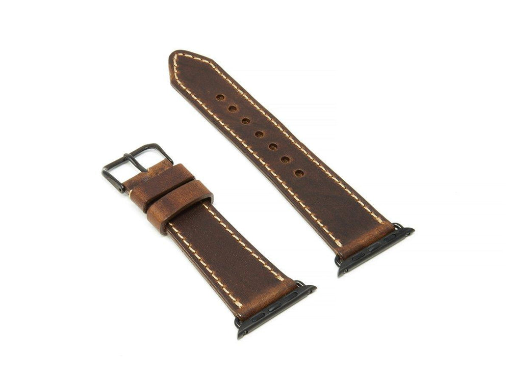 
                      
                        Milwaukee Leather Apple Watch Band - Chestnut - olpr.
                      
                    