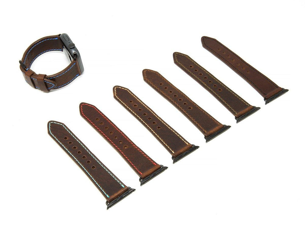 
                      
                        Milwaukee Leather Apple Watch Band - Chestnut - olpr.
                      
                    