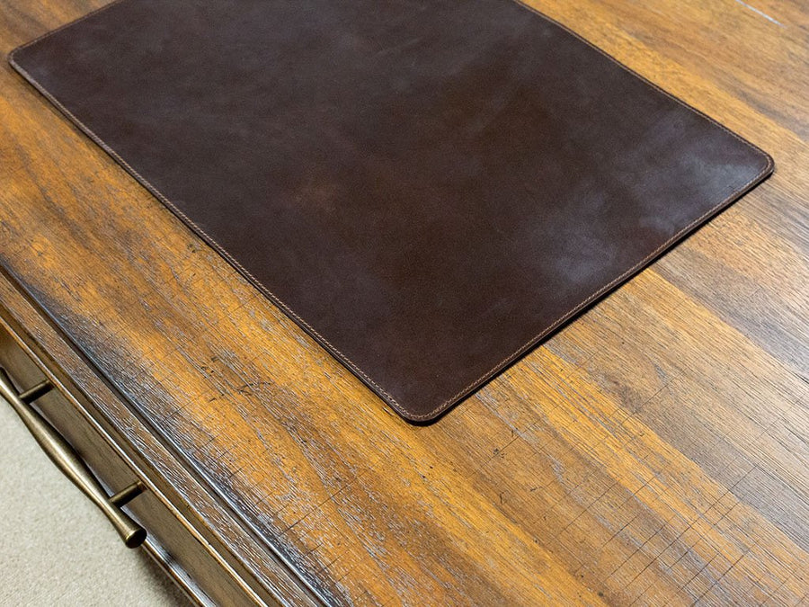 Milwaukee Leather Desk Pad - Brown Desk Pad - olpr.
