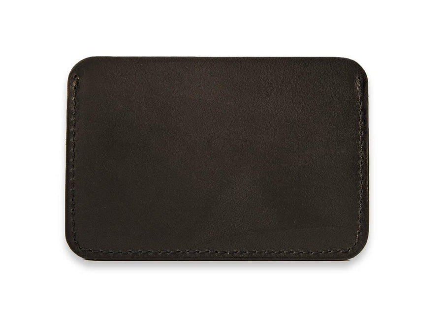 Milwaukee Leather Horizontal Card Holder - Black - olpr.
