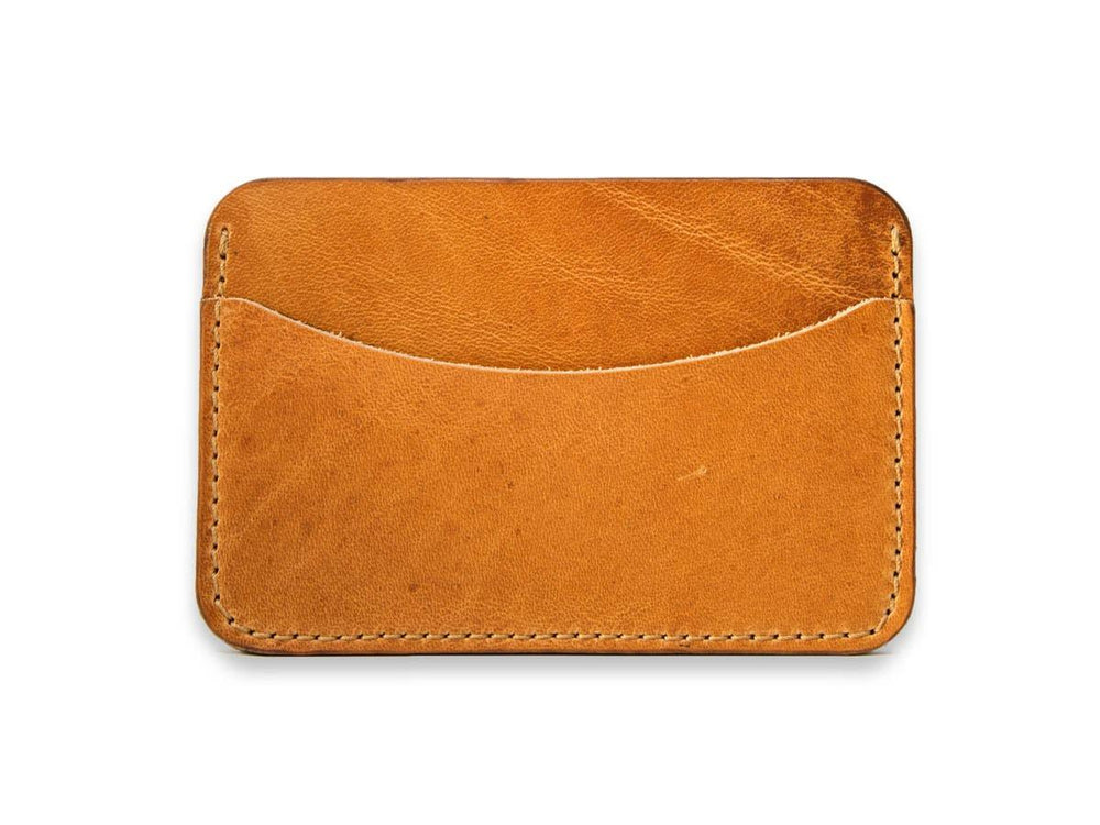 Milwaukee Leather Horizontal Card Holder - Natural - olpr.