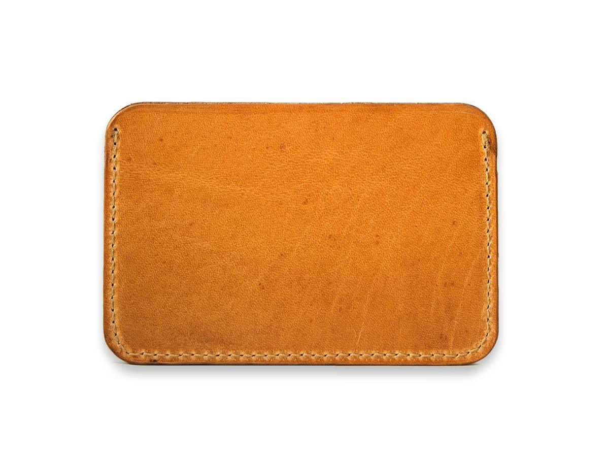 Milwaukee Leather Horizontal Card Holder - Natural - olpr.