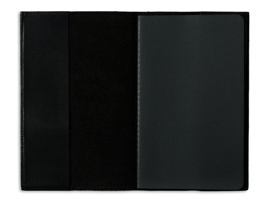 Milwaukee Large Leather Journal - Black - olpr.
