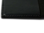 Horween Leather Moleskine Classic Notebook Cover - Black Journal - olpr.