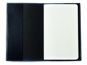 Horween Leather Moleskine Cahier Notebook Cover - Blue Journal - olpr.