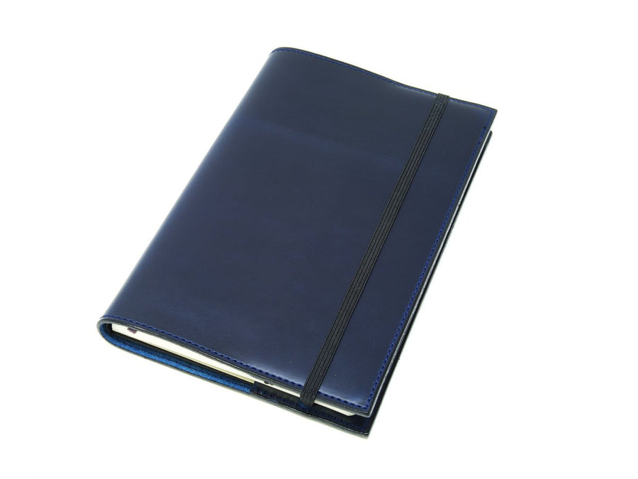 Horween Leather Moleskine Classic Notebook Cover - Blue Journal - olpr.