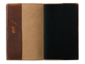 Horween Leather Moleskine Cahier Notebook Cover - Chestnut Journal - olpr.