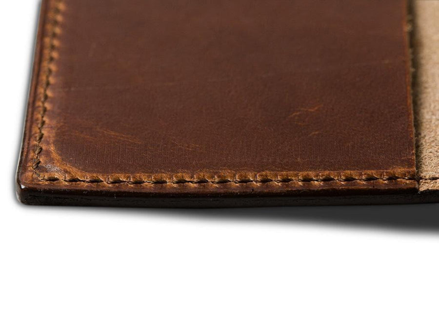 Milwaukee Extra Large Leather Journal - Chestnut - olpr.