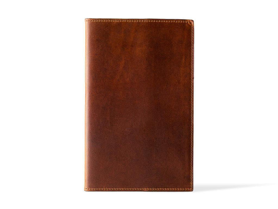 Horween Leather Moleskine Cahier Notebook Cover - Chestnut Journal - olpr.