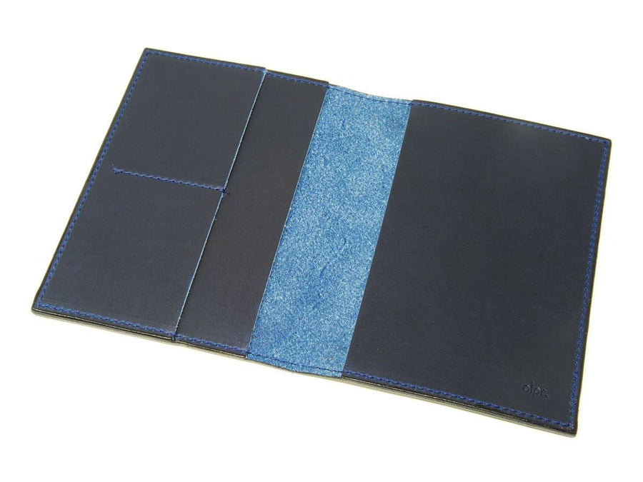 Milwaukee Leather Travel Wallet - Blue Passport Wallet - olpr.