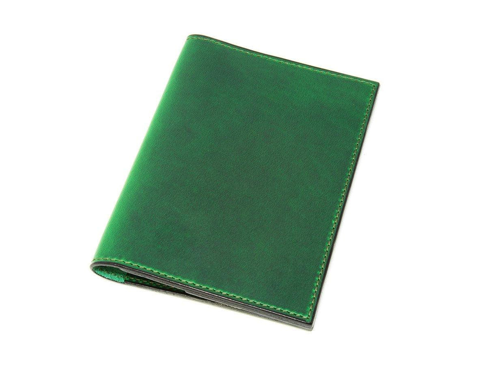 Milwaukee Leather Travel Wallet - Green Passport Wallet - olpr.