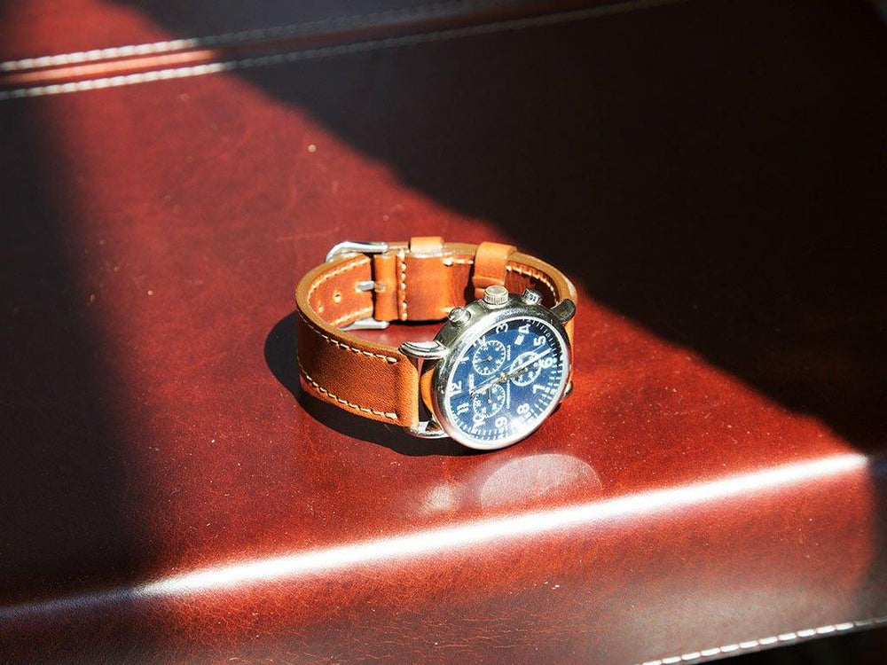 
                      
                        Milwaukee Leather Watch Band - Chestnut Watch Strap - olpr.
                      
                    