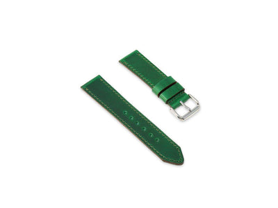Milwaukee Leather Watch Band - Green Watch Strap - olpr.