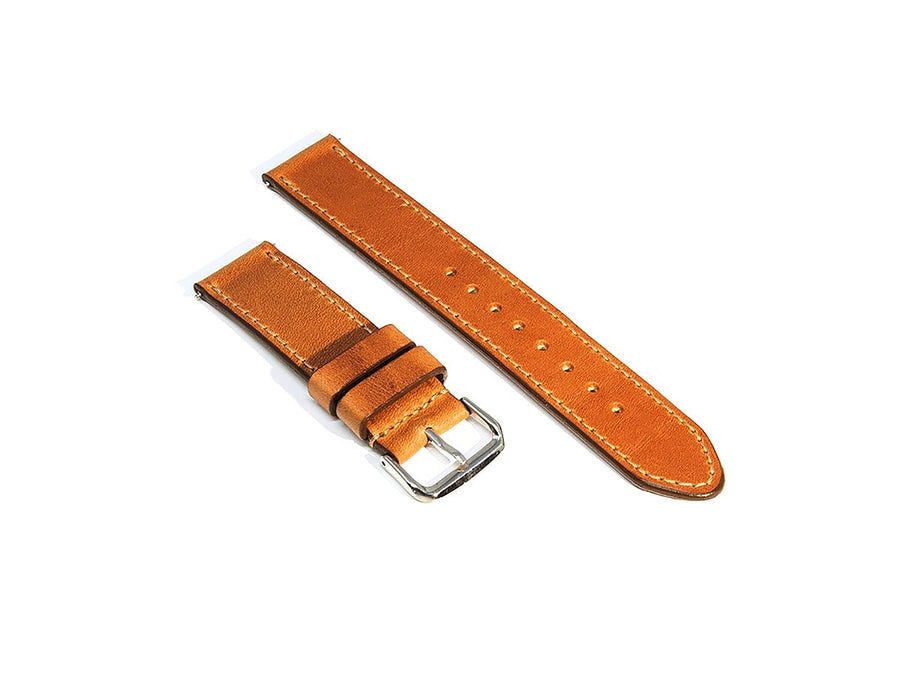 Milwaukee Leather Watch Band - Natural Watch Strap - olpr.