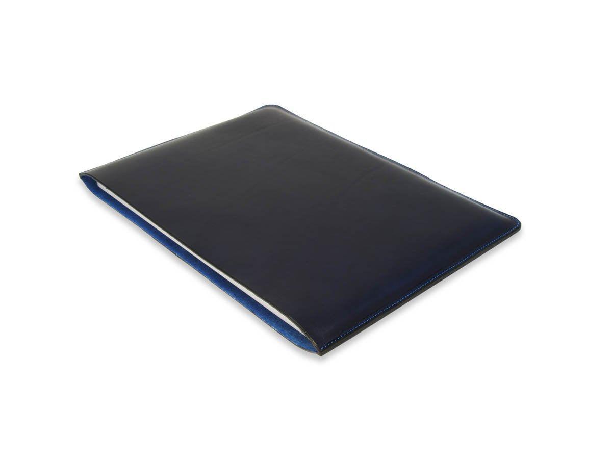 Horween Leather Macbook Sleeve - Blue - olpr.