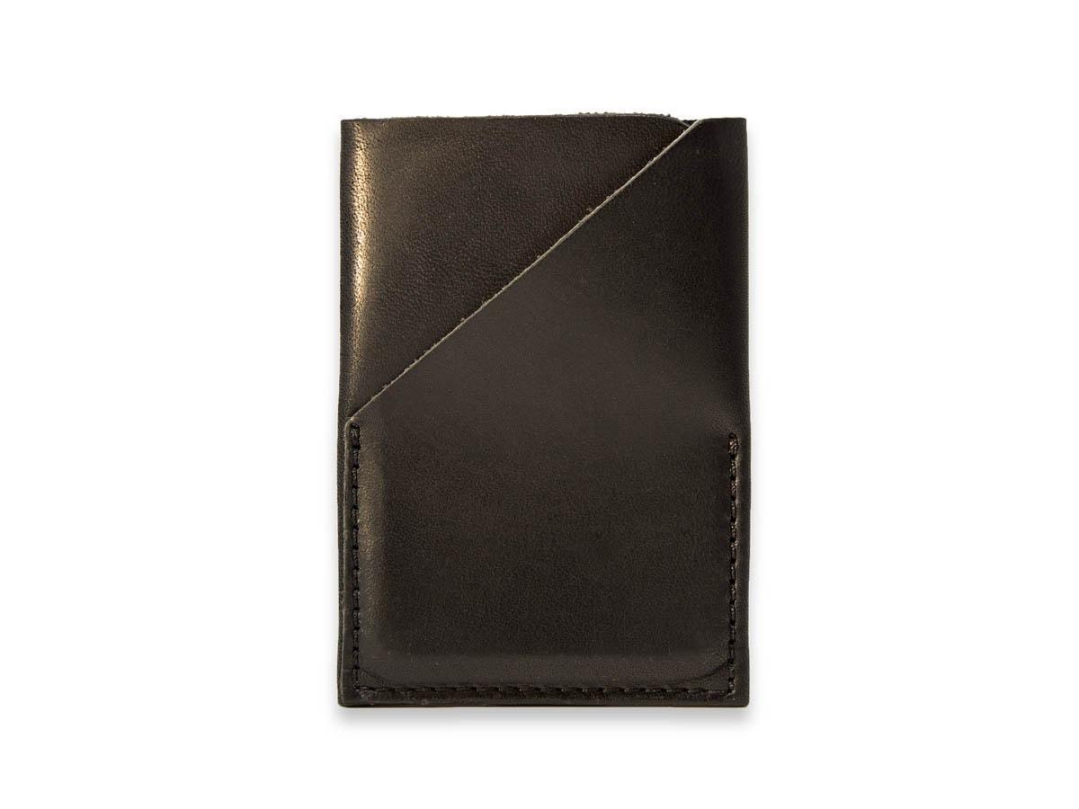 Milwaukee Leather Vertical Card Holder - Black - olpr.