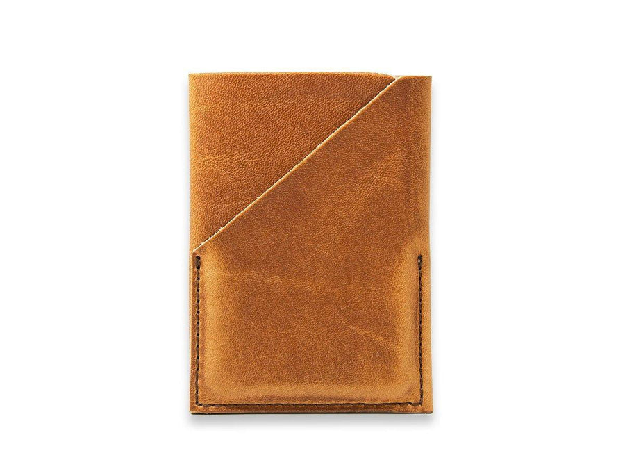 Milwaukee Leather Vertical Card Holder - Natural - olpr.