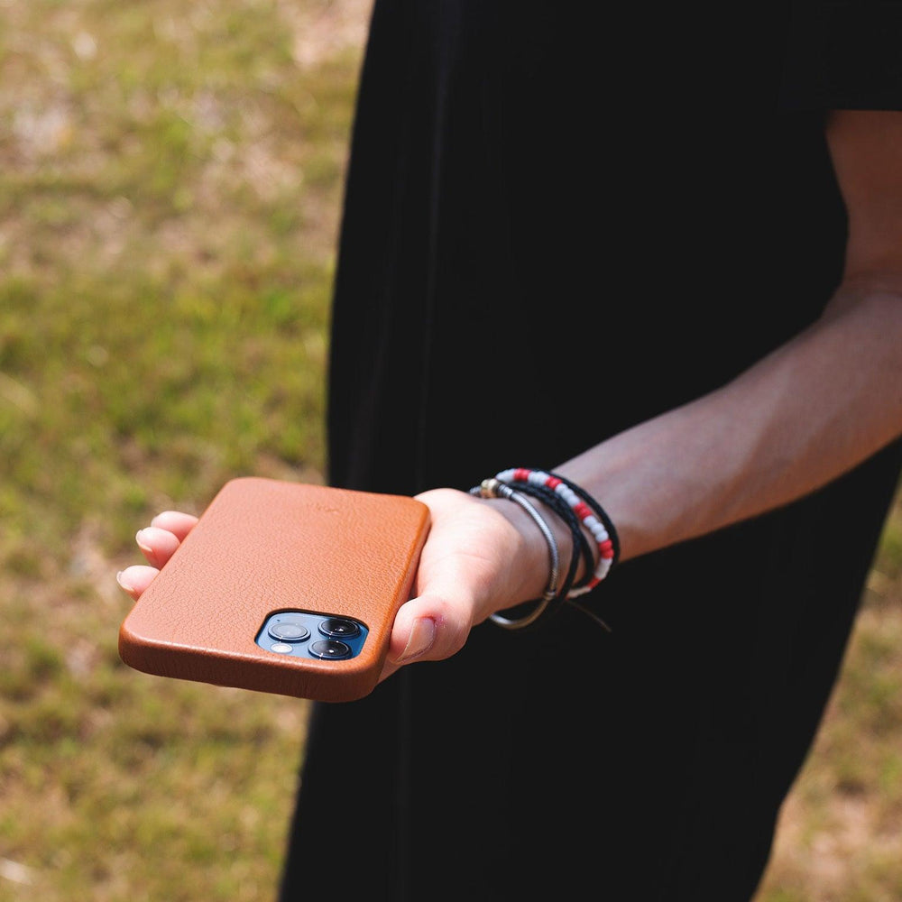 
                      
                        iPhone 12 Leather Case - Light Brown iPhone Case - olpr.
                      
                    