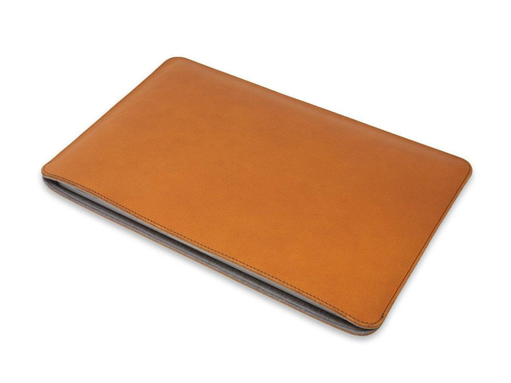 Italian Leather Macbook Sleeve - Brown Pro & Air Case - olpr.