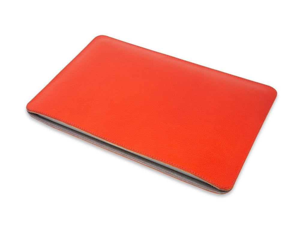 Italian Leather Macbook Sleeve - Red Pro & Air Case - olpr.