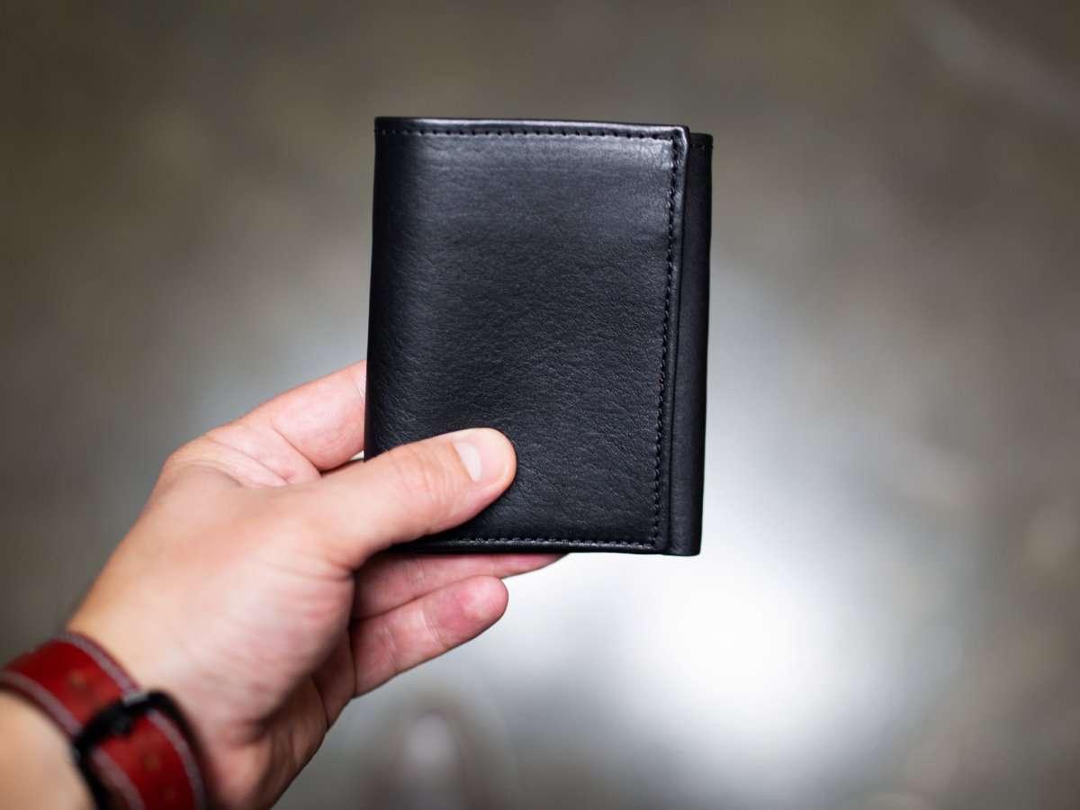 Italian Leather Trifold Wallet